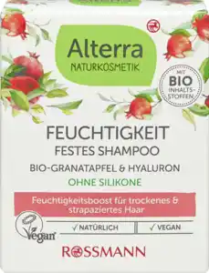 Alterra NATURKOSMETIK Festes Shampoo Feuchtigkeit, 60 g