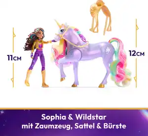 Spin Master Unicorn Academy - Small Doll & Unicorn - Sophia & Light Magic Wildstar