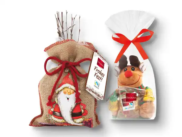 Bild 1 von Favorina Jute-Nikolaus-Sack/Plüschfigur