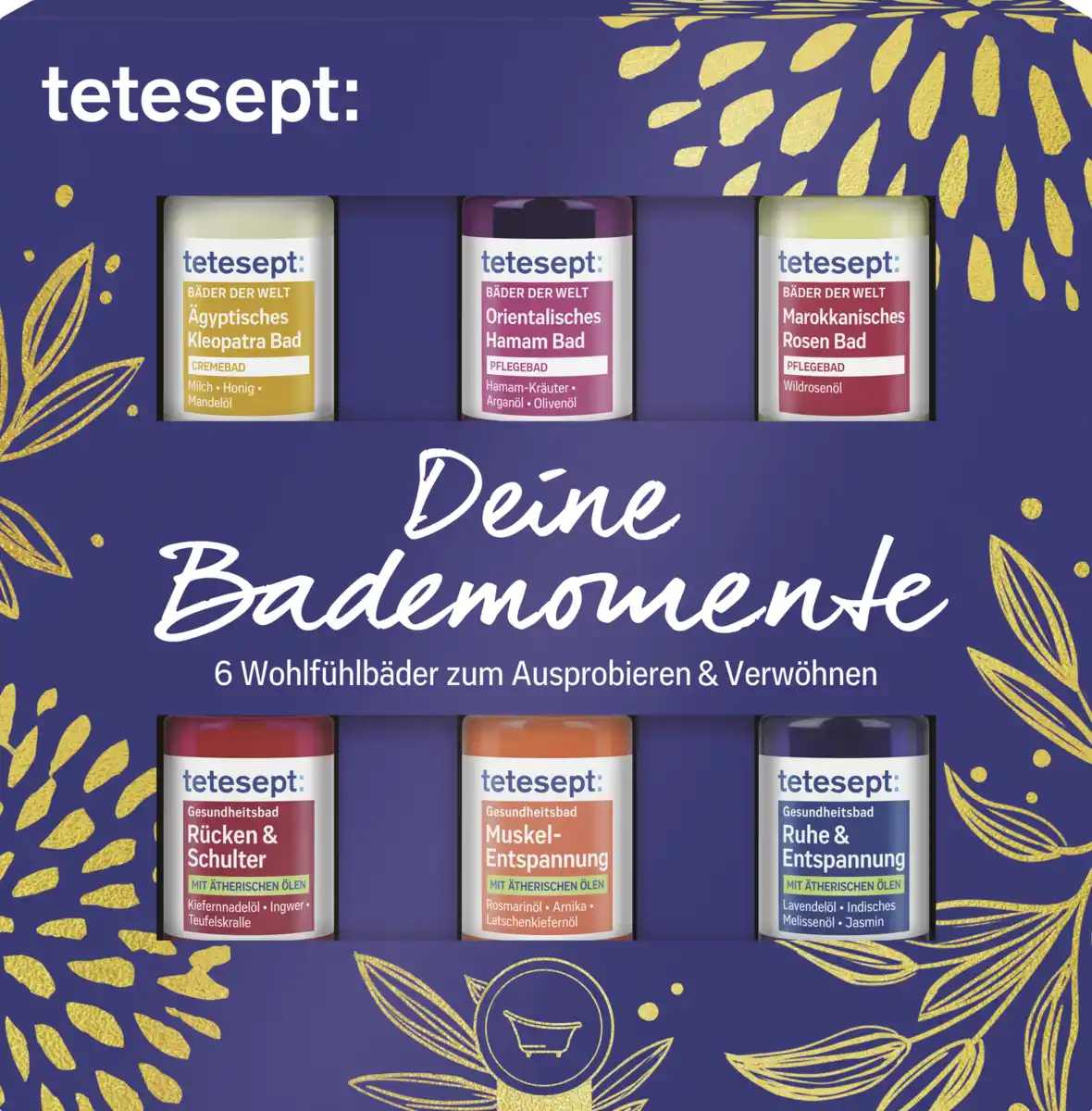 Bild 1 von tetesept Deine Bademomente Geschenkset, 120 ml