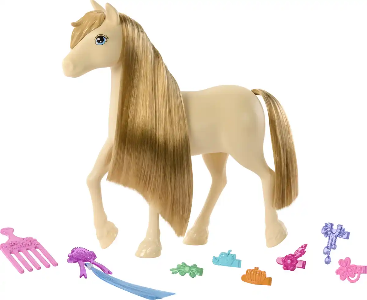 Bild 2 von Mattel Barbie Mysteries: Das geheimnisvolle Pferdeabenteuer Pony & Zubehör