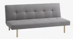 Schlafsofa HOLSTED Stoff grau