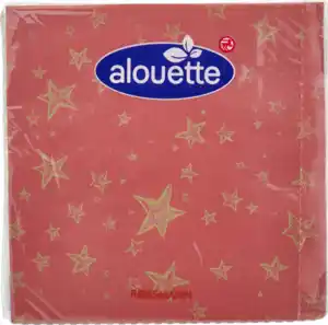 alouette Cocktail-Serviette Sterne