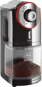 Molino 1019-01 Kaffeemühle schwarz/rot