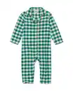 Bild 1 von Karierter Baby-Flanell-Pyjama War Child grün