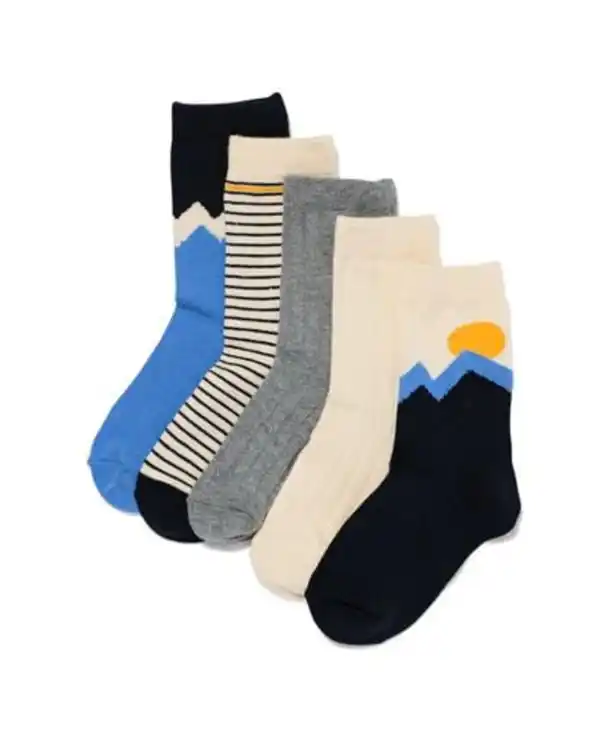 Bild 1 von Socken mit Baumwolle Winter – 5 Paar dunkelblau