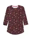 Bild 2 von Kinder-Sweatkleid Blumen schwarz