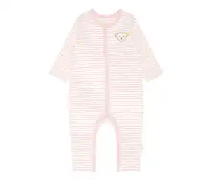 Steiff Baby-Strampler mit Knopfleiste, rosa