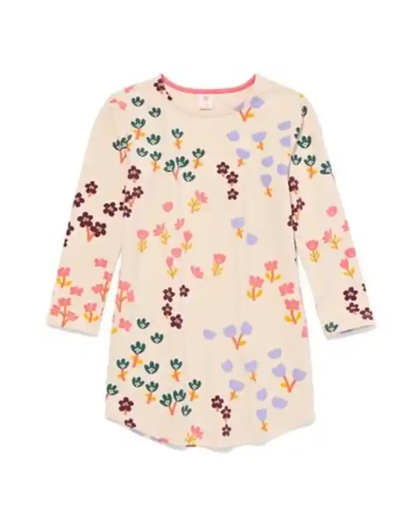 Bild 1 von Kinderkleid Sweatblume eierschalenfarben
