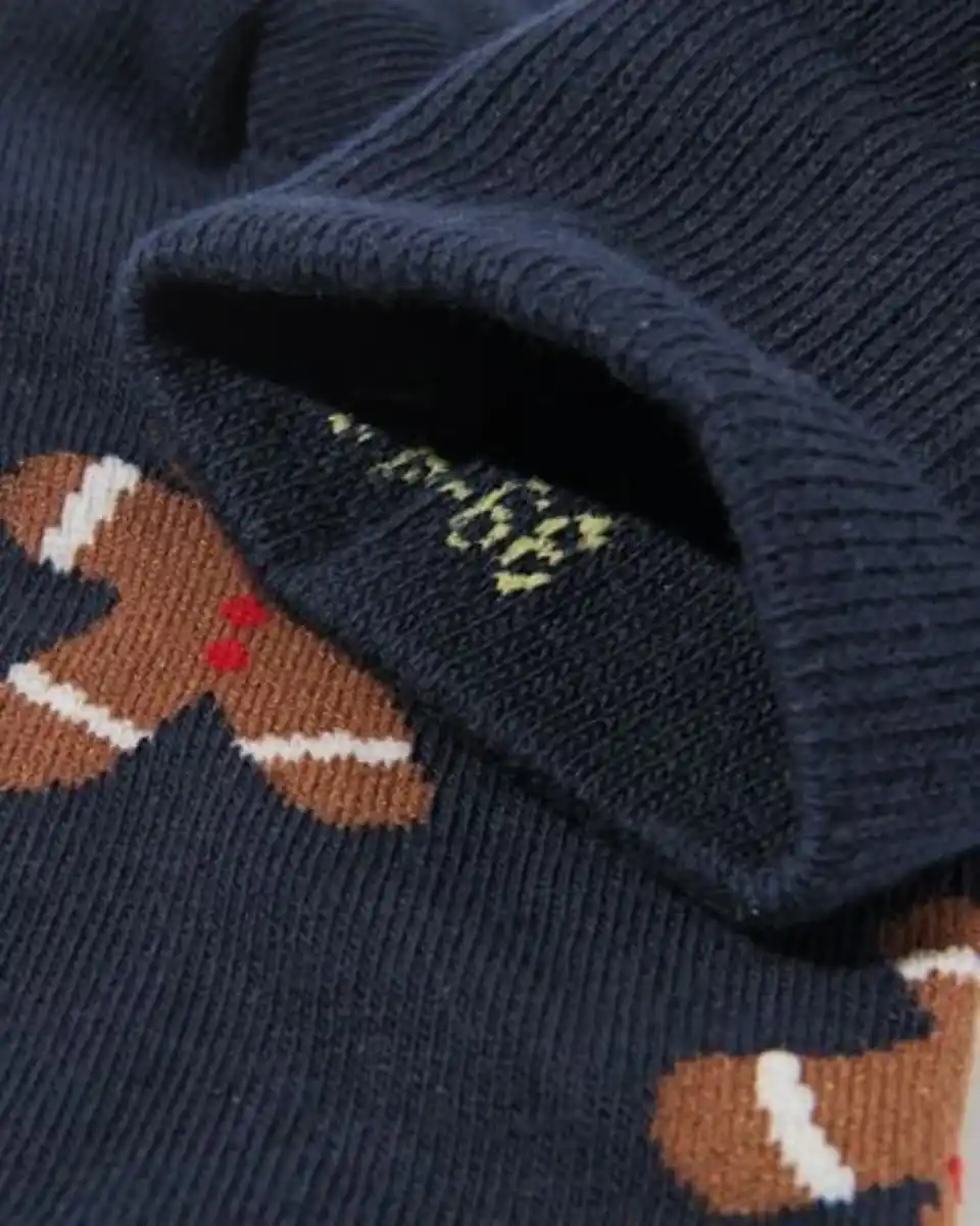Bild 2 von Socken Lebkuchenmann dunkelblau