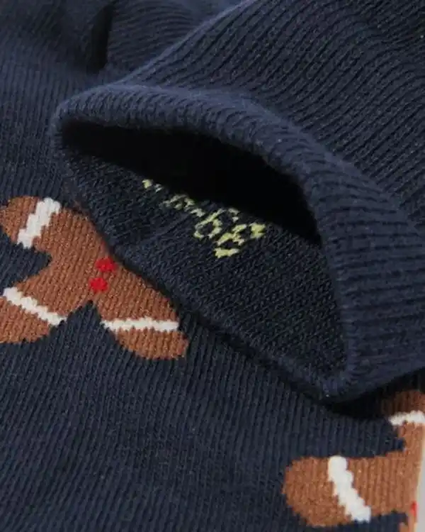 Bild 2 von Socken Lebkuchenmann dunkelblau