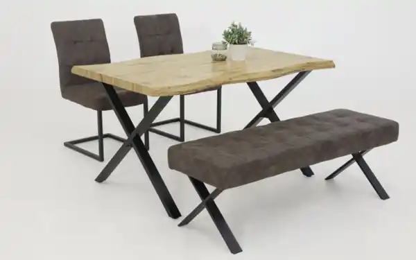 Bild 4 von Esstisch Gerda III, Wildeiche Nachbildung