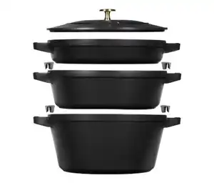 Staub Gusseisen-Kochtopf-Set