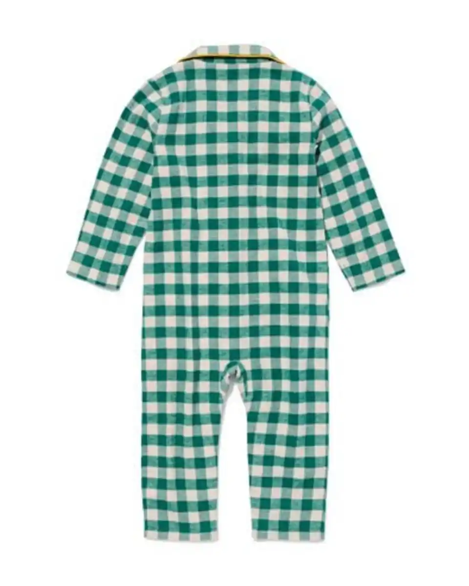 Bild 2 von Karierter Baby-Flanell-Pyjama War Child grün