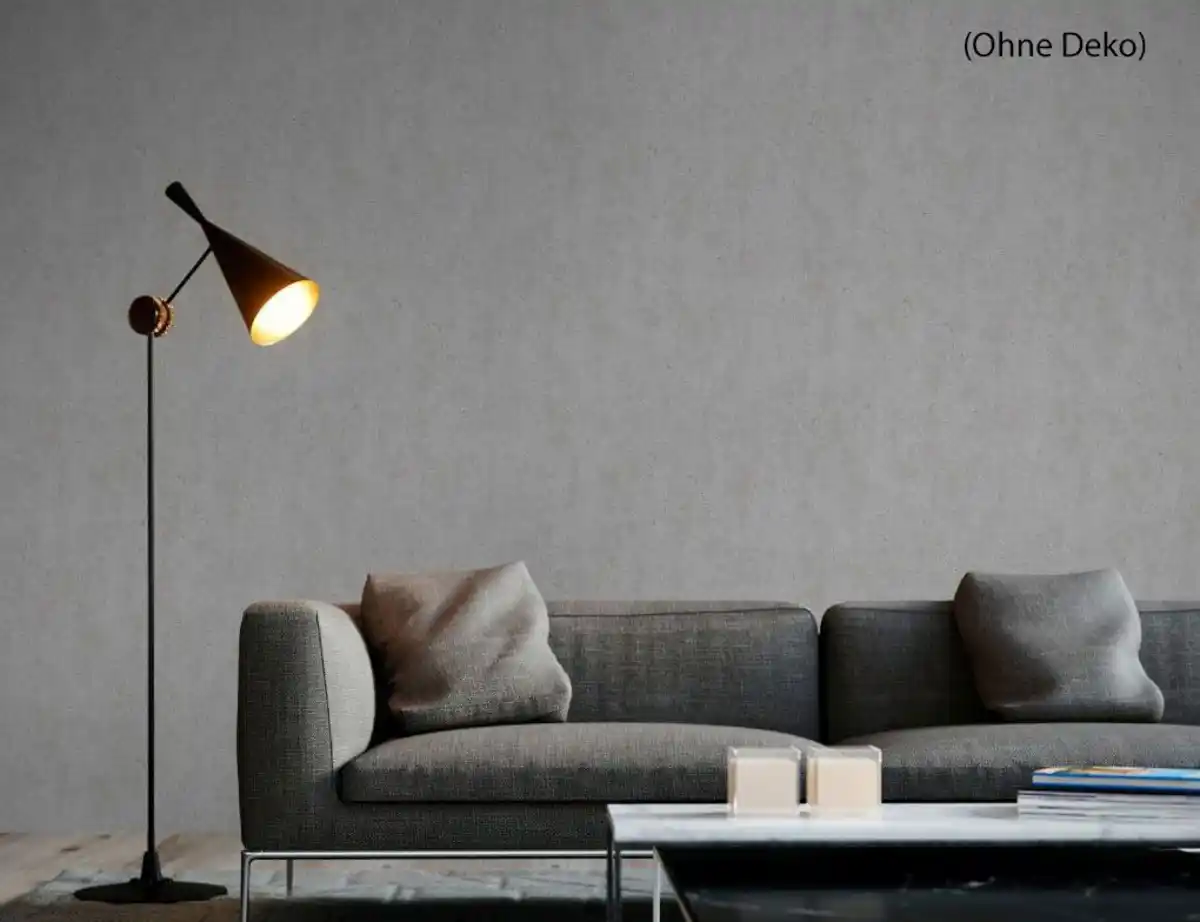 Bild 3 von Vliestapete Steinoptik Hellgrau