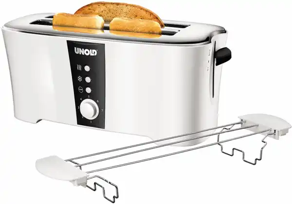 Bild 1 von 38020 Design Dual Doppelschlitz-Toaster weiß/schwarz