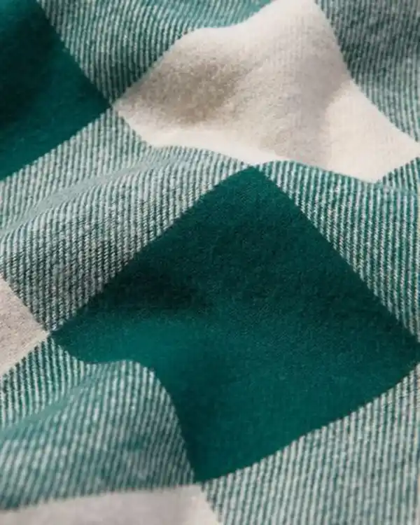 Bild 2 von Herren-Flanellpyjamahose kariert dunkelgrün