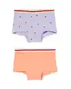 Bild 1 von 2er-Pack Kinder-Boxershorts, Baumwolle/Elasthan lila