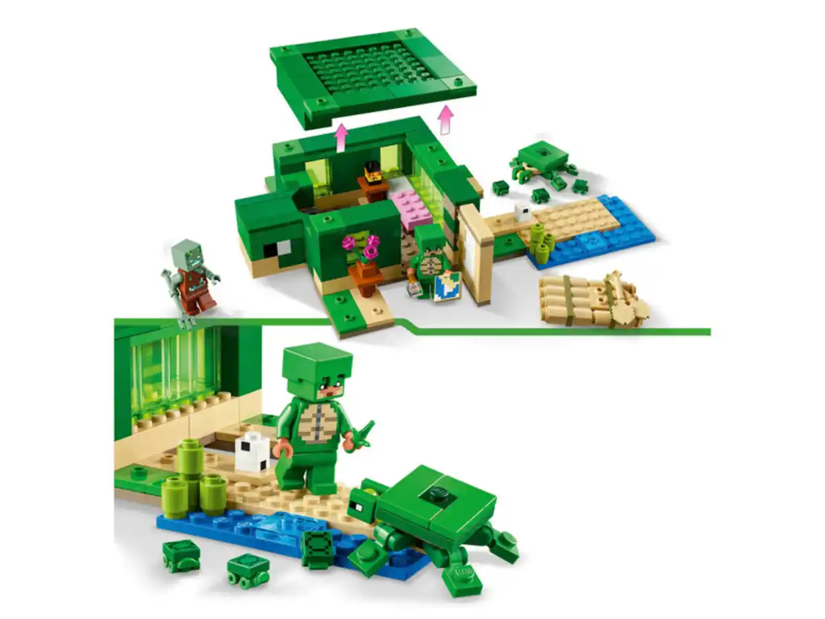 Bild 4 von Lego Minecraft 21254 »Das Schildkrötenstrandhaus«