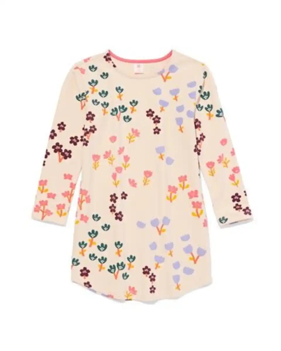 Bild 1 von Kinderkleid Sweatblume eierschalenfarben
