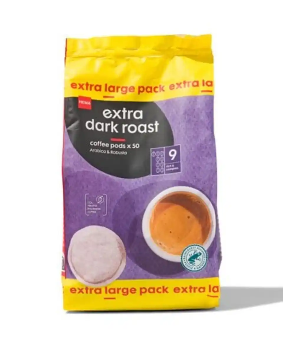 Bild 1 von 50er-Pack Kaffeepads, Extra Dark Roast