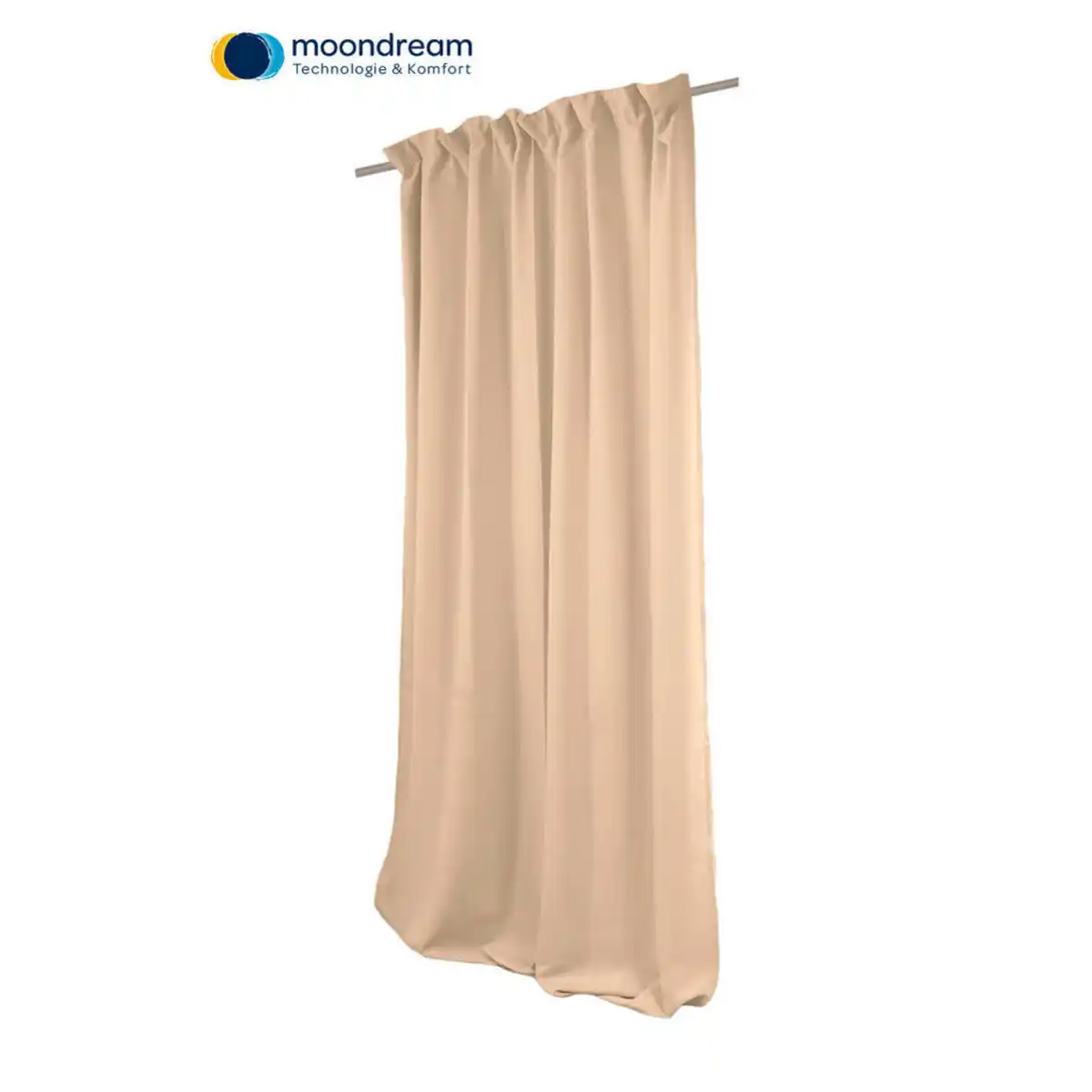 Bild 1 von Xxxl Verdunkelungsvorhang, Creme, Textil, 145x260 cm, Textiles Vertrauen - Oeko-Tex®, Reach, Made in EU, beliebig kürzbar, Wohntextilien, Gardinen & Vorhänge, Fertiggardinen, Fertigstores