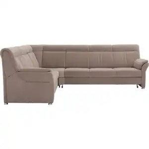 Beldomo Comfort Ecksofa, Beige, Textil, 6-Sitzer, L-Form, 306x248 cm, Goldenes M, fleckschutzimprägniert, Bettkasten erhältlich, Stoffauswahl, planbar, Bettfunktion erhältlich, Wohnzimmer, Sofas &