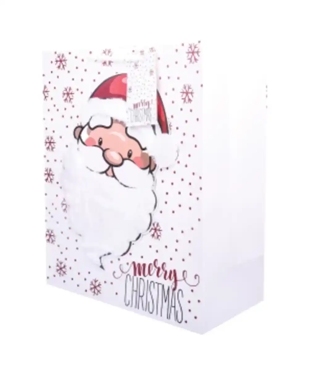 Bild 1 von Geschenktüte Weihnachten verschiedene Ausführungen, weiß