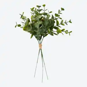 Deko-Kunstblume "Eukalyptus" mit 3 Ästen, ca. 22cm, Green