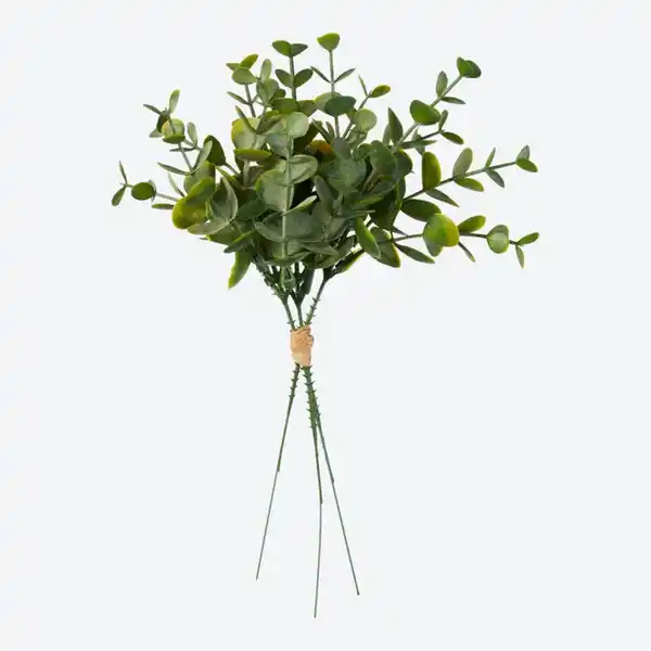 Bild 1 von Deko-Kunstblume "Eukalyptus" mit 3 Ästen, ca. 22cm, Green