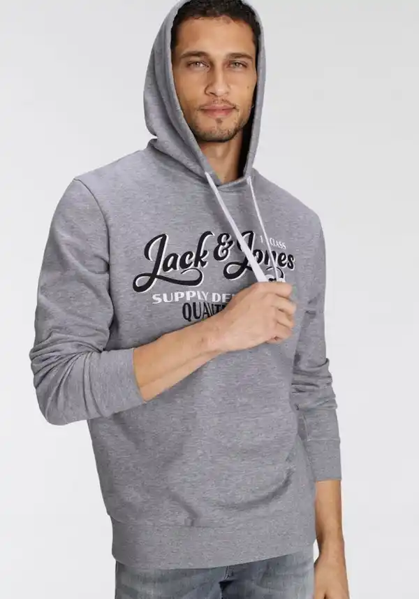 Bild 1 von Jack & Jones Kapuzensweatshirt JJ JJANDY SWEAT HOOD, Grau