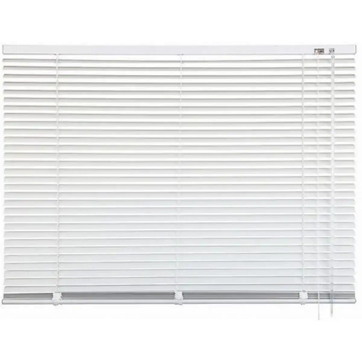 Bild 1 von Xxxl Jalousie, Weiß, Metall, Streifen, 120x240 cm, Länge universell einstellbar, Wohntextilien, Gardinen & Vorhänge, Rollos & Jalousien