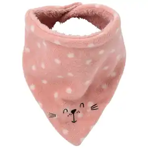 Baby Fleece-Bandana mit Plüschfutter ROSA