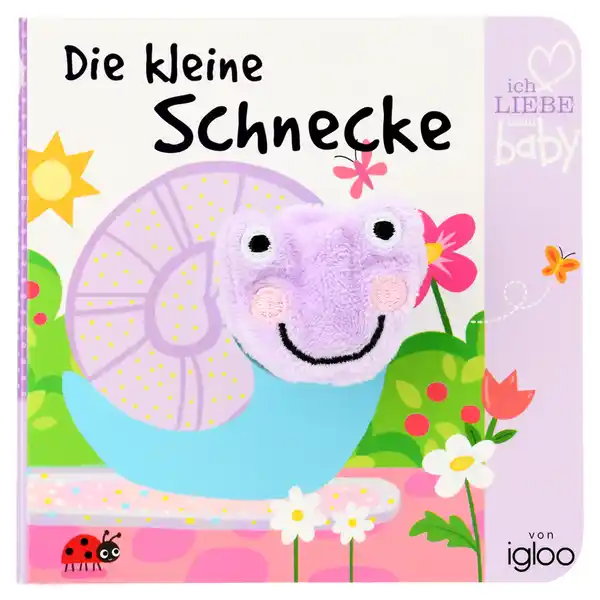 Bild 1 von Baby Fingerpuppenbuch Die kleine Schnecke FLIEDER / BUNT