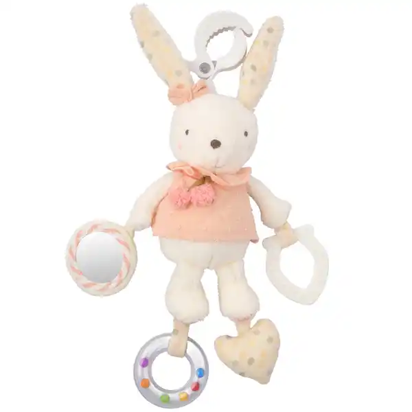 Bild 1 von Baby Activity Hase mit vielen Elementen WEISS