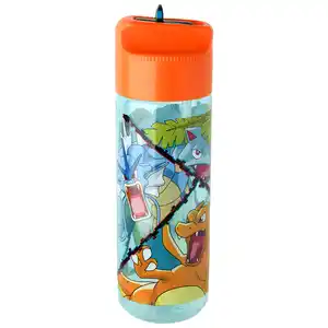 Pokémon Trinkflasche ca. 540 ml BLAU / ORANGE