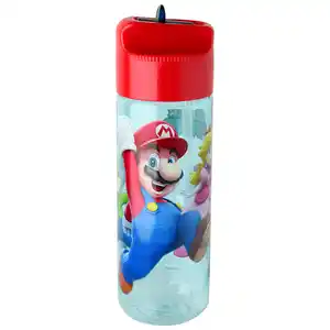 Super Mario Trinkflasche ca. 540 ml BLAU / ROT