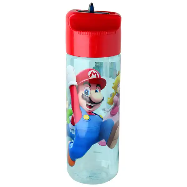 Bild 1 von Super Mario Trinkflasche ca. 540 ml BLAU / ROT