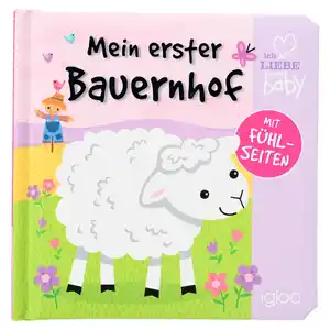 Baby Fühlbuch Mein erster Bauernhof HELLLILA / BUNT