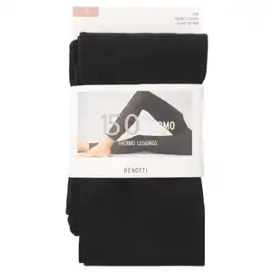 Damen Thermo-Leggings mit Fleecefutter SCHWARZ