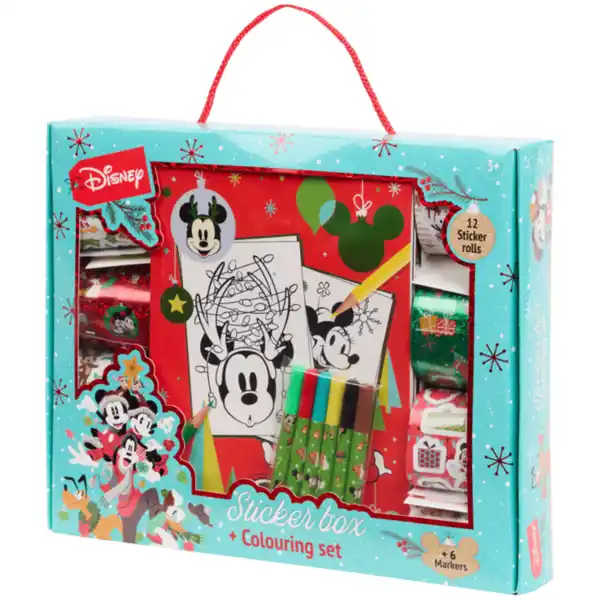 Bild 3 von Disney Weihnachtsmalbuch mit Stickern