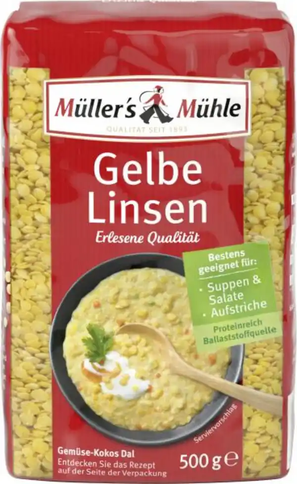 Bild 1 von Müller's Mühle Gelbe Linsen