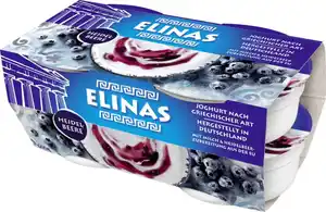 Elinas Joghurt nach griechischer Art Heidelbeere