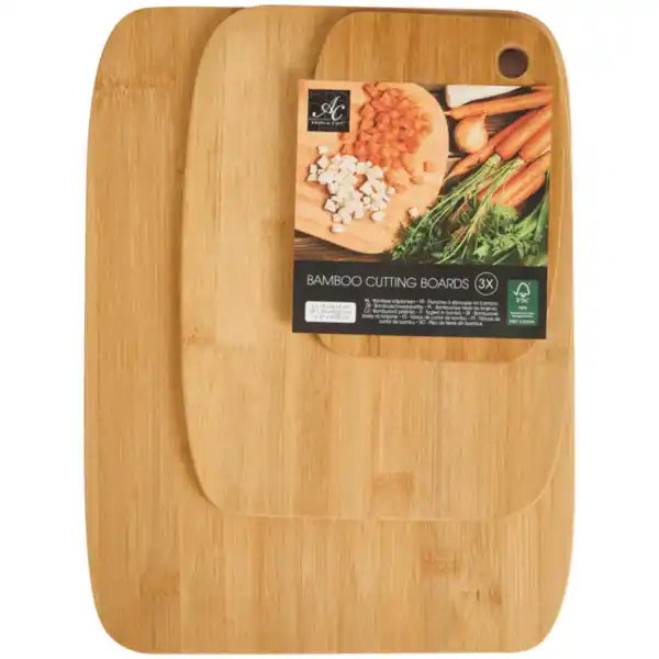 Bild 2 von Absolu Chic Schneidebrett-Set aus Bambus