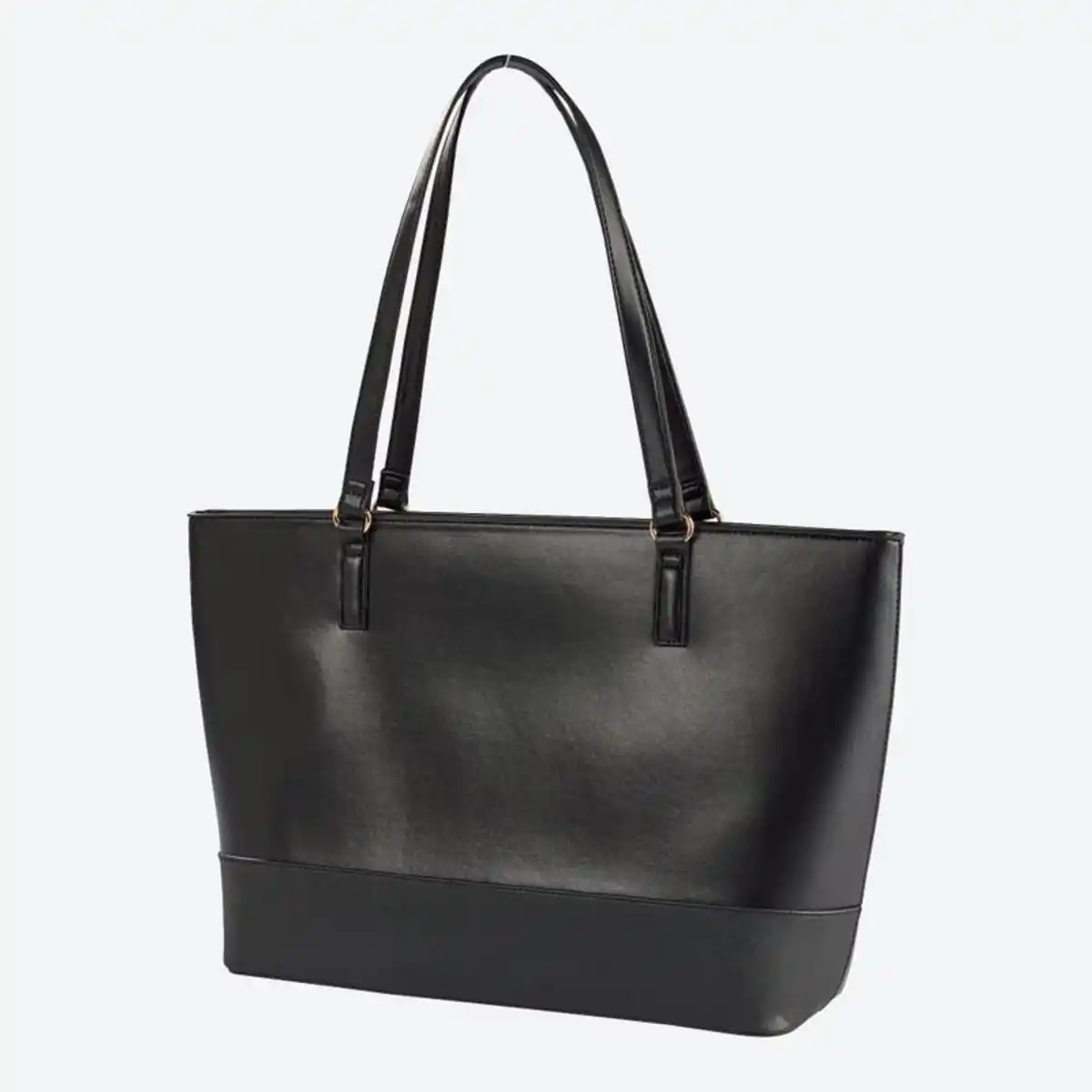 Bild 1 von Damen-Shopper aus Kunstleder, ca. 43x30x12cm, Black