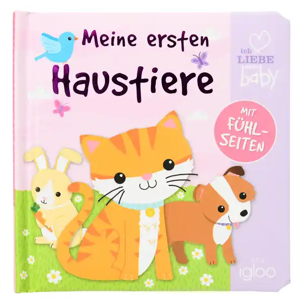 Bild 1 von Baby Fühlbuch Mein ersten Haustiere ROSA / BUNT