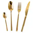 Bild 1 von Besteck-Garnitur, gold, 16er Set