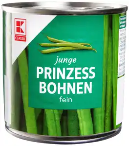 K-CLASSIC Prinzessbohnen, 400-g-Dose