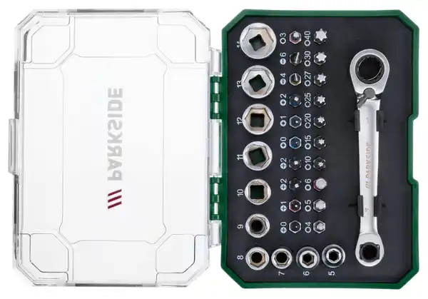 Bild 1 von PARKSIDE® Durchgangs-Steckschlüssel- Satz, 31-teilig