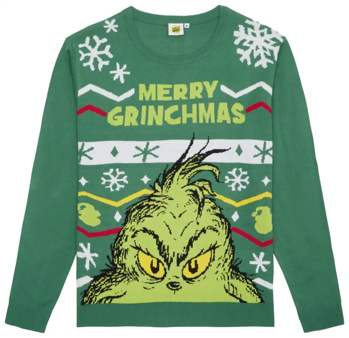 Bild 2 von Herren-Strickpullover »The Grinch«